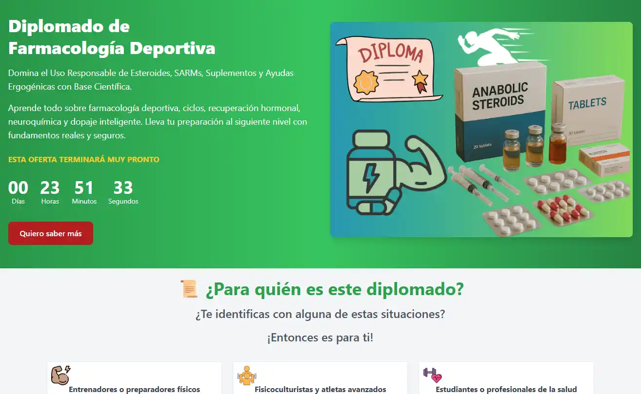 Diplomado de Farmacología Deportiva